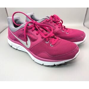 Nike Lunarfly+ Women's Running Sneakers 554676-620 Bright Pink Size 8